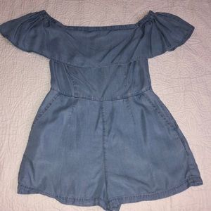 Light Denim Romper